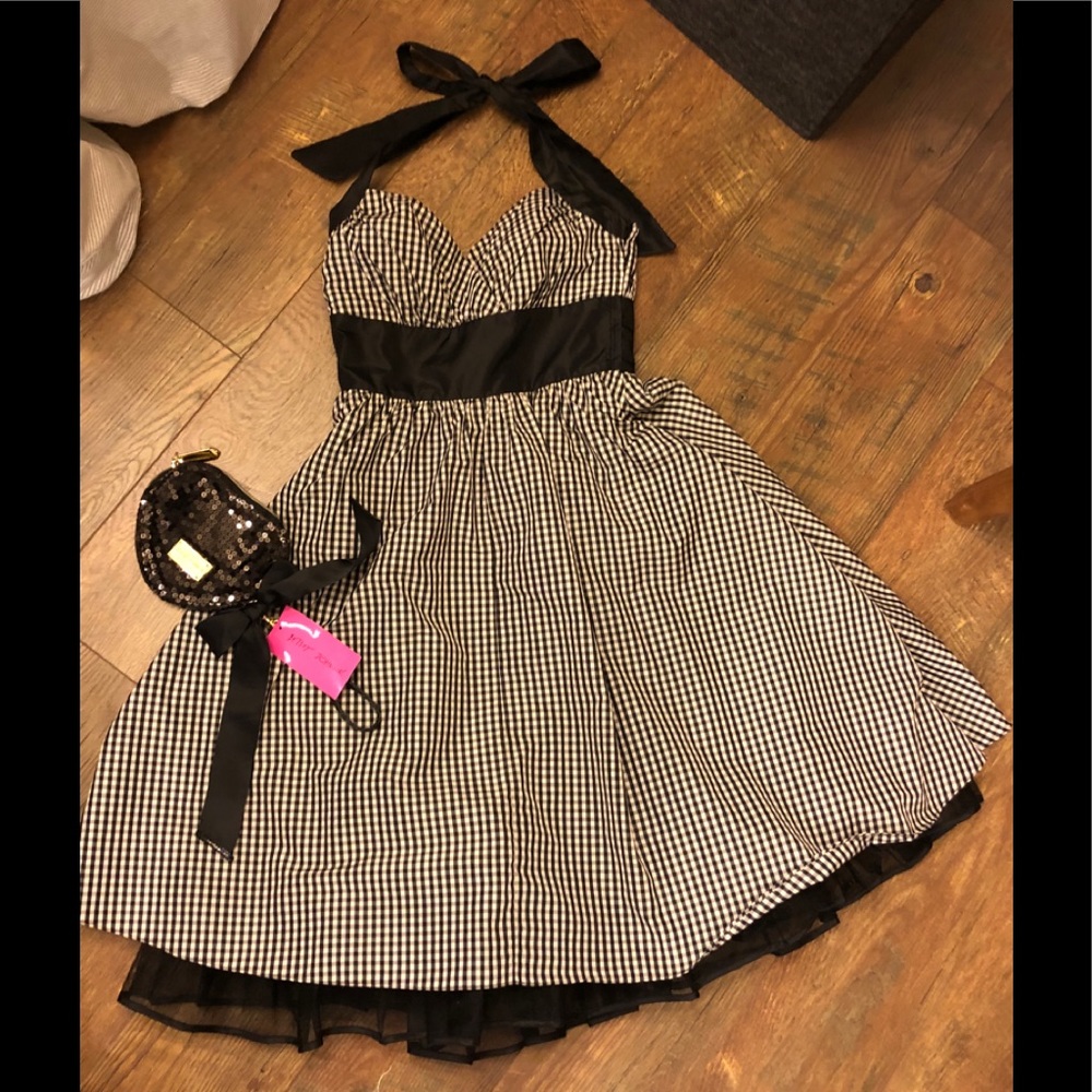 Betsey Johnson Halter Top Dress